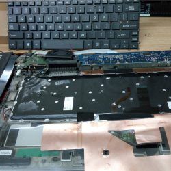 Toshiba Kirabook Touch with battery and keyboard removed